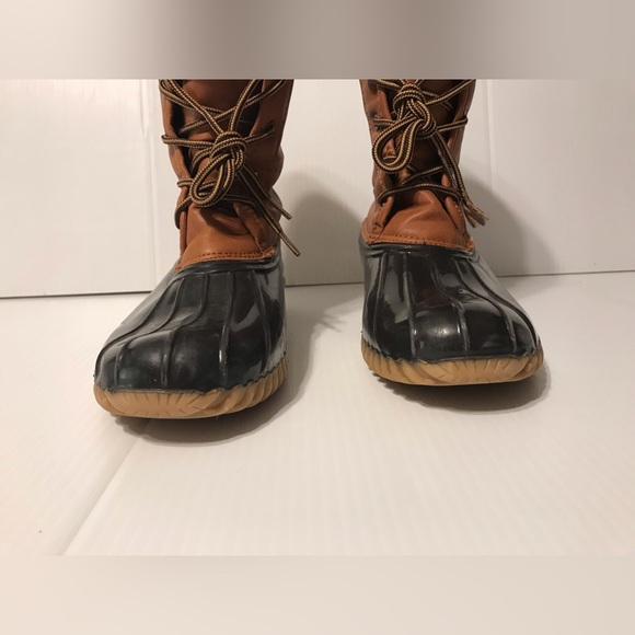 The Original duck boot Arianna winter snow rain mid calf boot women size 7.5 M - Picture 3 of 10